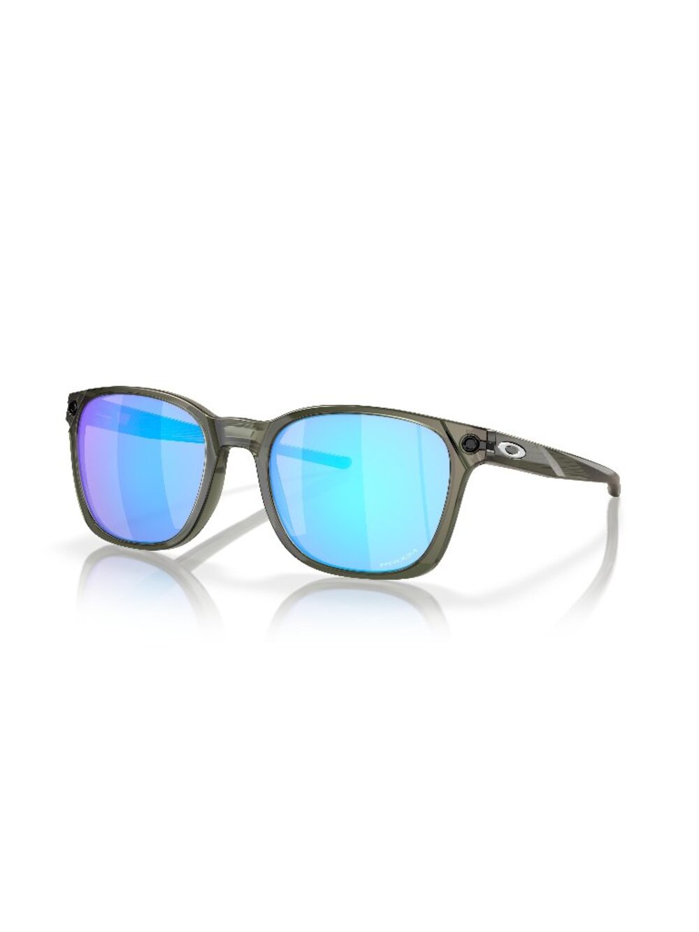 New Oakley Men's Sunglasses Green Square Blue Lens Acetate Frame OO9018 OJECTOR